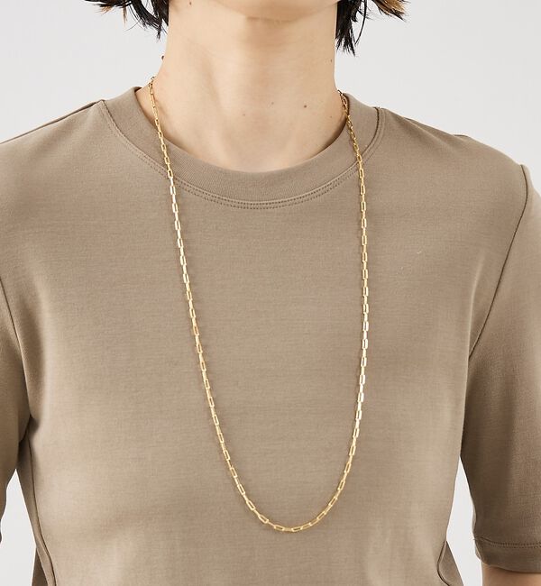 The Store by C' 「【MARIHA】Silent Rain ネックレス ロングレクタングルチェーン8」|ネックレス|