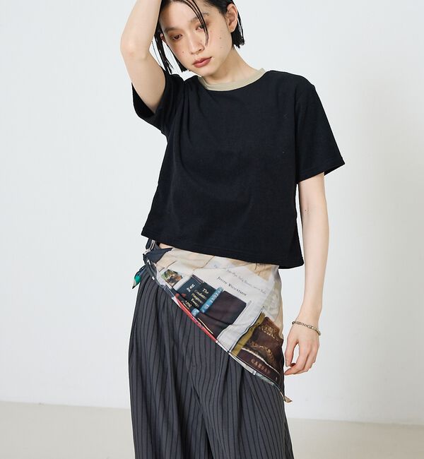 NOMINE「【LY】Postcard scarf　転写プリント 大判 スカーフ」|バンダナ・スカーフ|