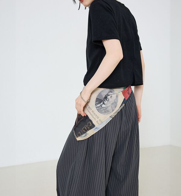 NOMINE「【LY】Postcard scarf　転写プリント 大判 スカーフ」|バンダナ・スカーフ|