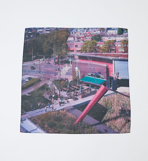NOMINE「【LY】Postcard scarf　転写プリント 大判 スカーフ」|バンダナ・スカーフ|