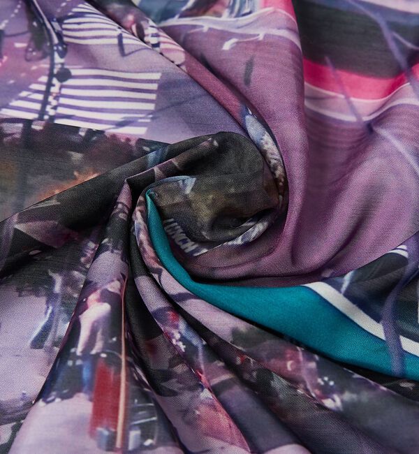 NOMINE「【LY】Postcard scarf　転写プリント 大判 スカーフ」|バンダナ・スカーフ|