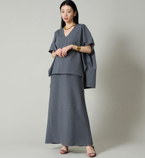 Liesse「Vネックビッグニット（セットアップ対応）」|ニット・セーター|