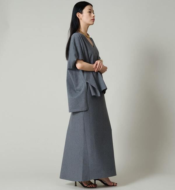 Liesse「Vネックビッグニット（セットアップ対応）」|ニット・セーター|