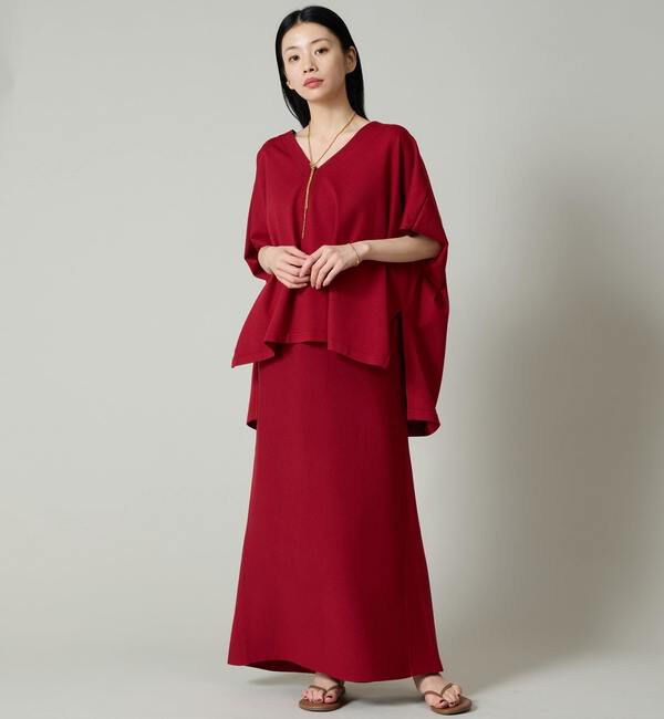 Liesse「Vネックビッグニット（セットアップ対応）」|ニット・セーター|