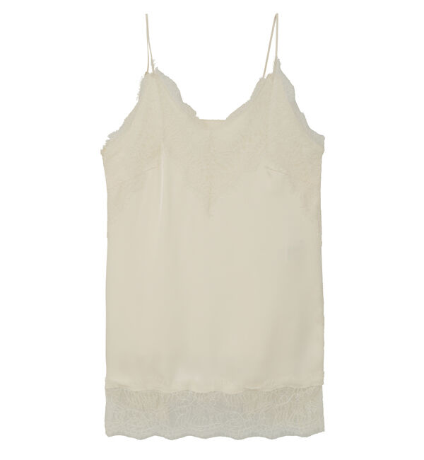 Liesse「レーストリムキャミソール」|シャツ・ブラウス|