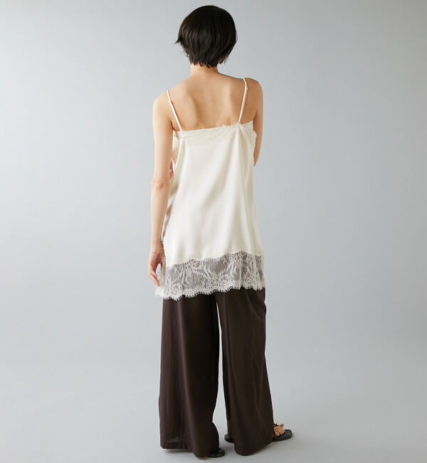 Liesse「レーストリムキャミソール」|シャツ・ブラウス|