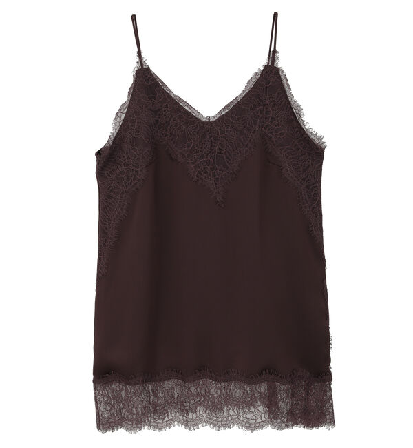 Liesse「レーストリムキャミソール」|シャツ・ブラウス|