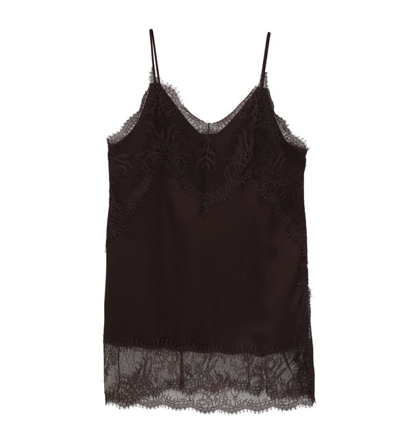 Liesse「レーストリムキャミソール」|シャツ・ブラウス|