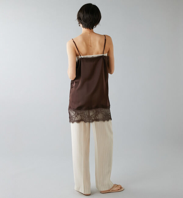 Liesse「レーストリムキャミソール」|シャツ・ブラウス|