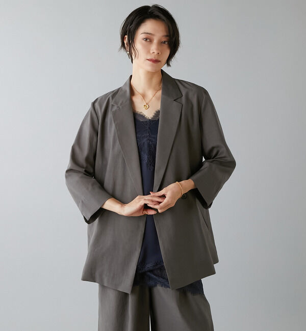 Liesse「レーストリムキャミソール」|シャツ・ブラウス|