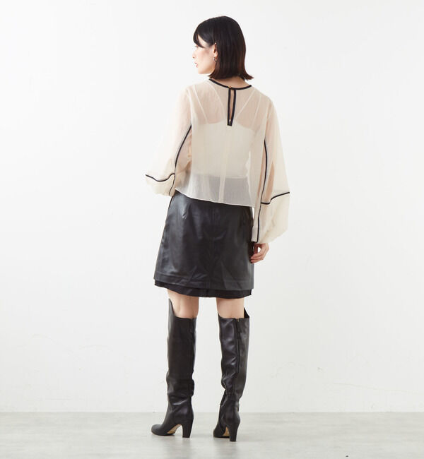 Soffitto「エコレザーミニスカート」|スカート|