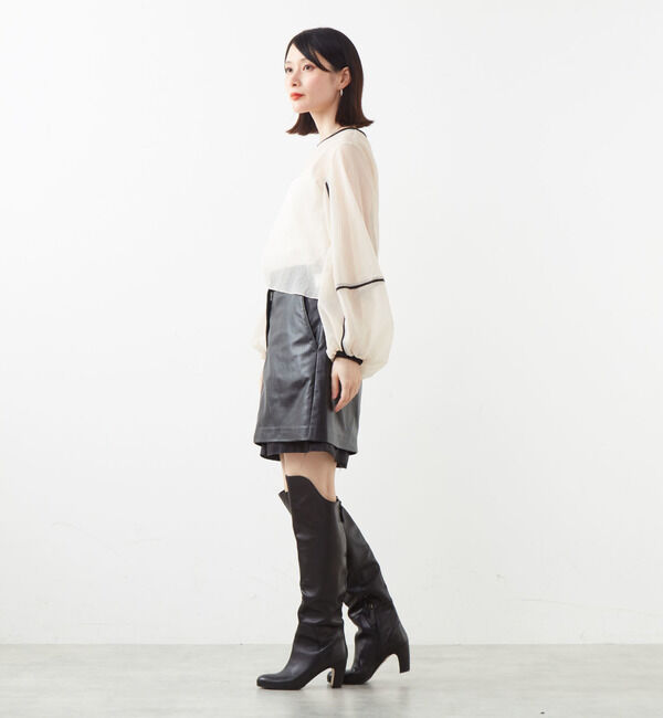 Soffitto「エコレザーミニスカート」|スカート|