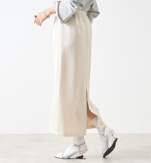Soffitto「ウエストゴムサテンスカート」|スカート|