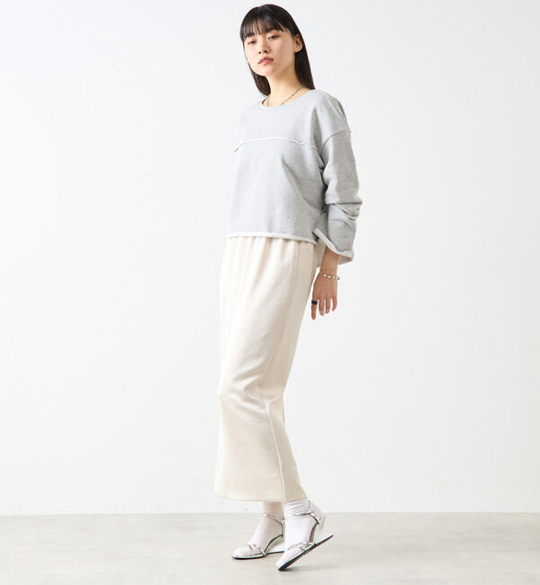 Soffitto「ウエストゴムサテンスカート」|スカート|