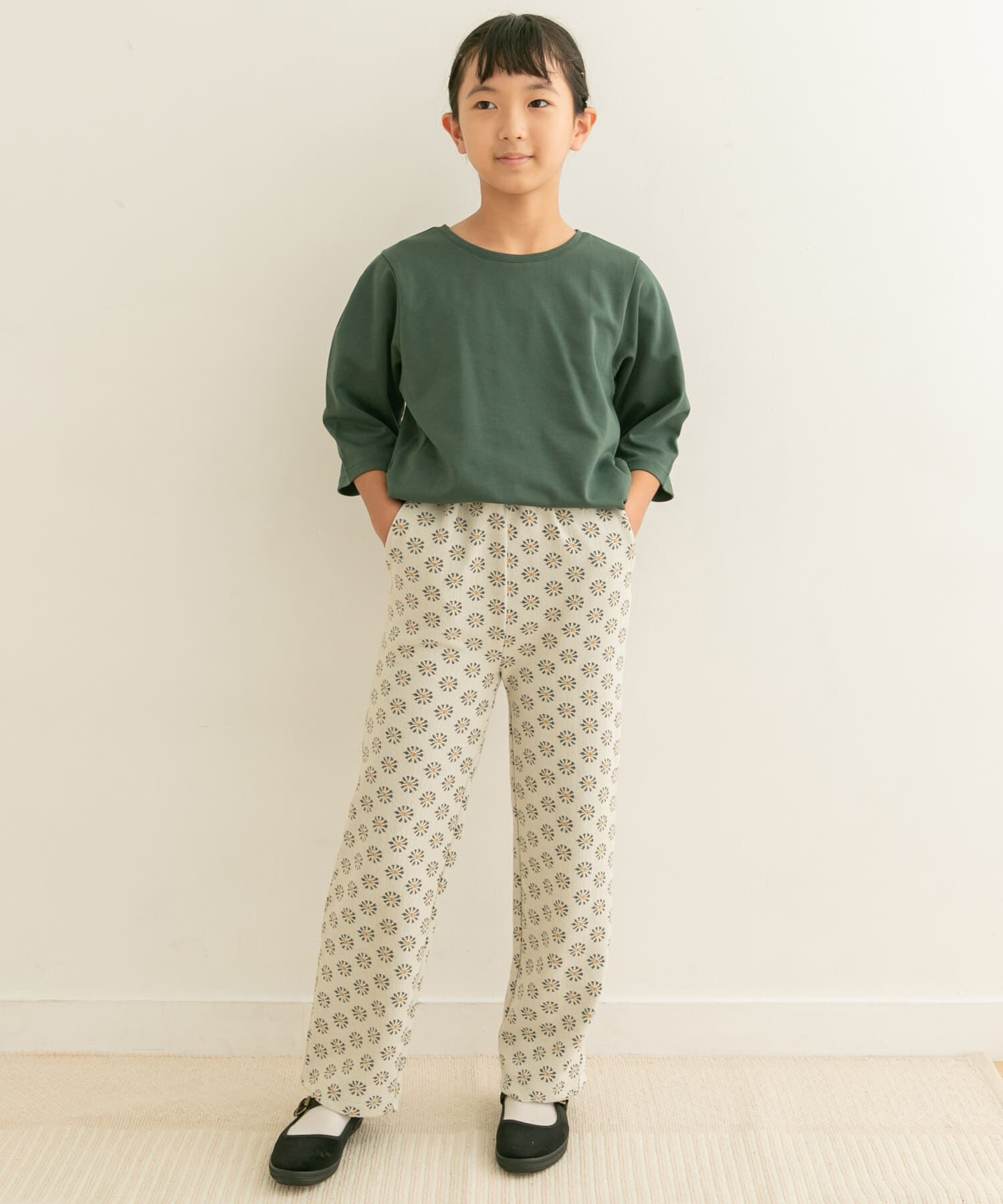 URBAN RESEARCH DOORS「『親子リンク』タックバルーンスリーブTシャツ(KIDS)」|その他|