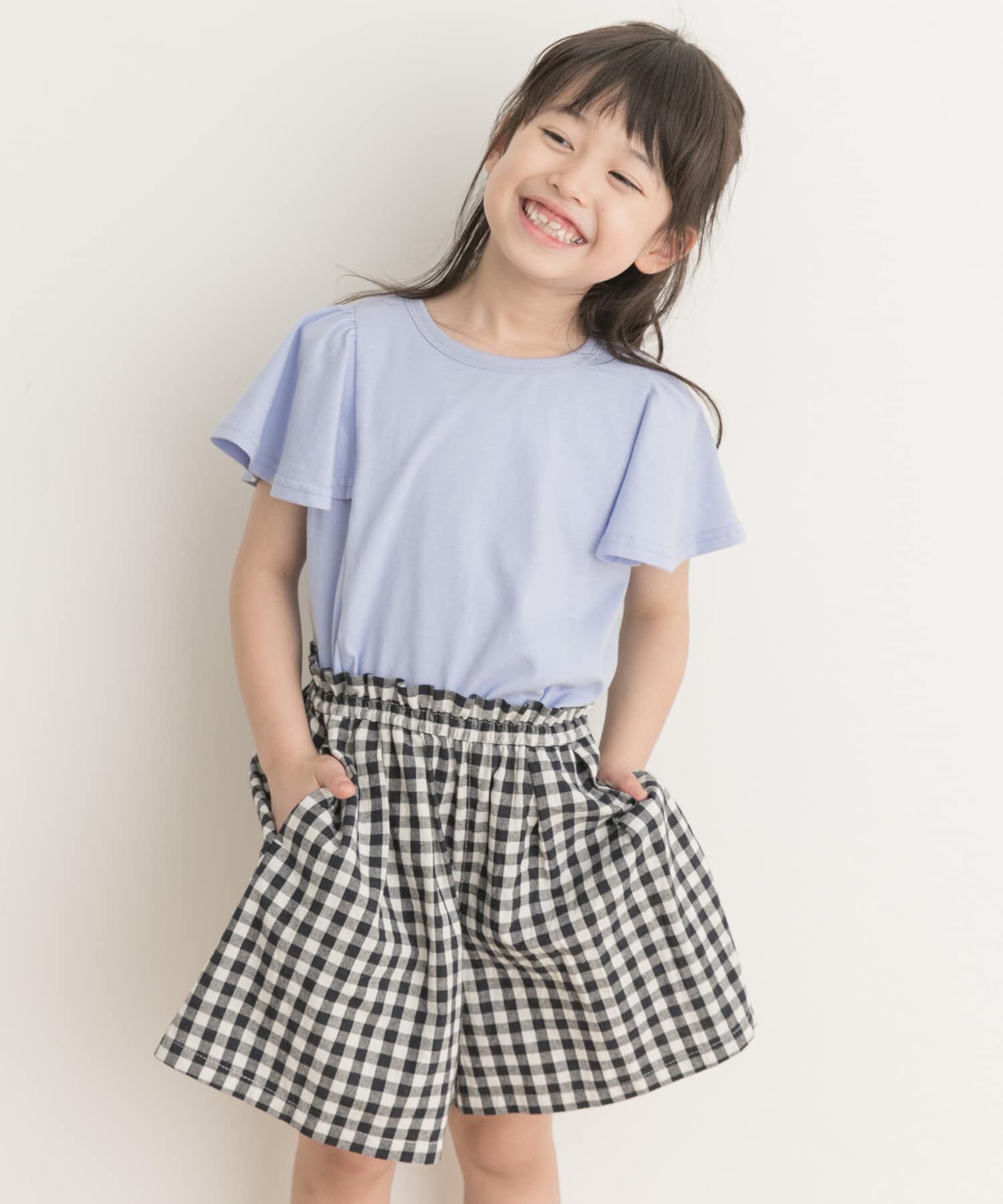 URBAN RESEARCH DOORS「フレアショートスリーブTシャツ(KIDS)」|その他|ブルー