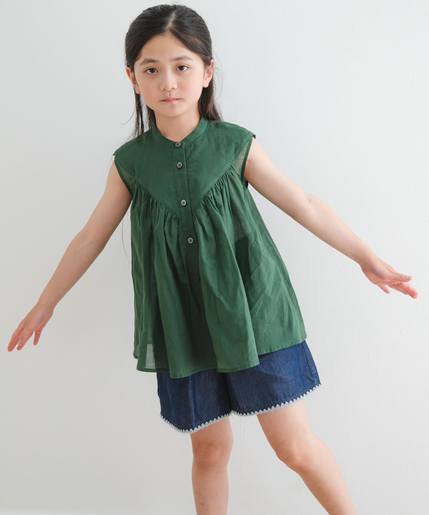 URBAN RESEARCH DOORS「『親子リンク』コットンボイルV切替ブラウス(KIDS)」|その他|