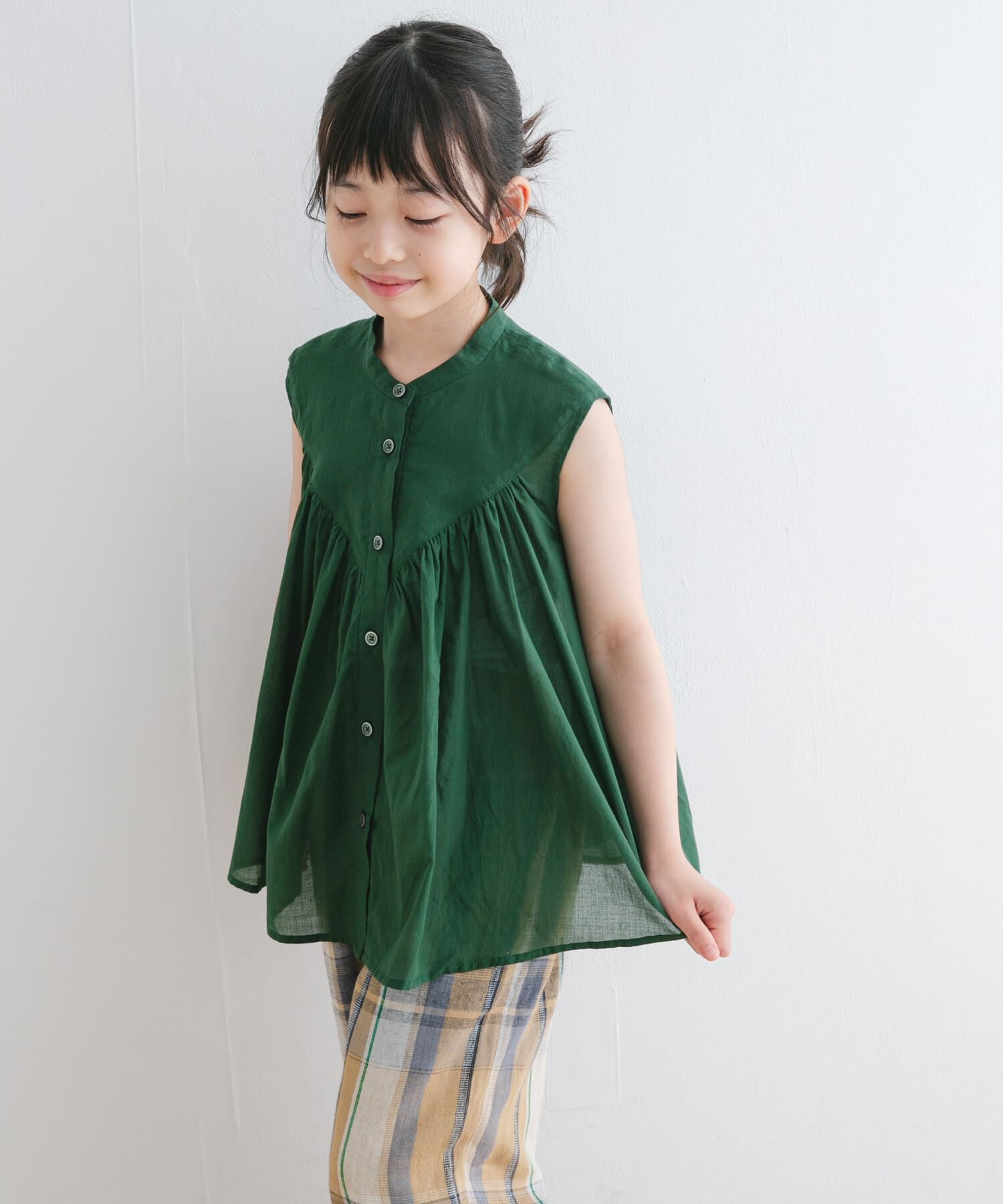 URBAN RESEARCH DOORS「『親子リンク』コットンボイルV切替ブラウス(KIDS)」|その他|