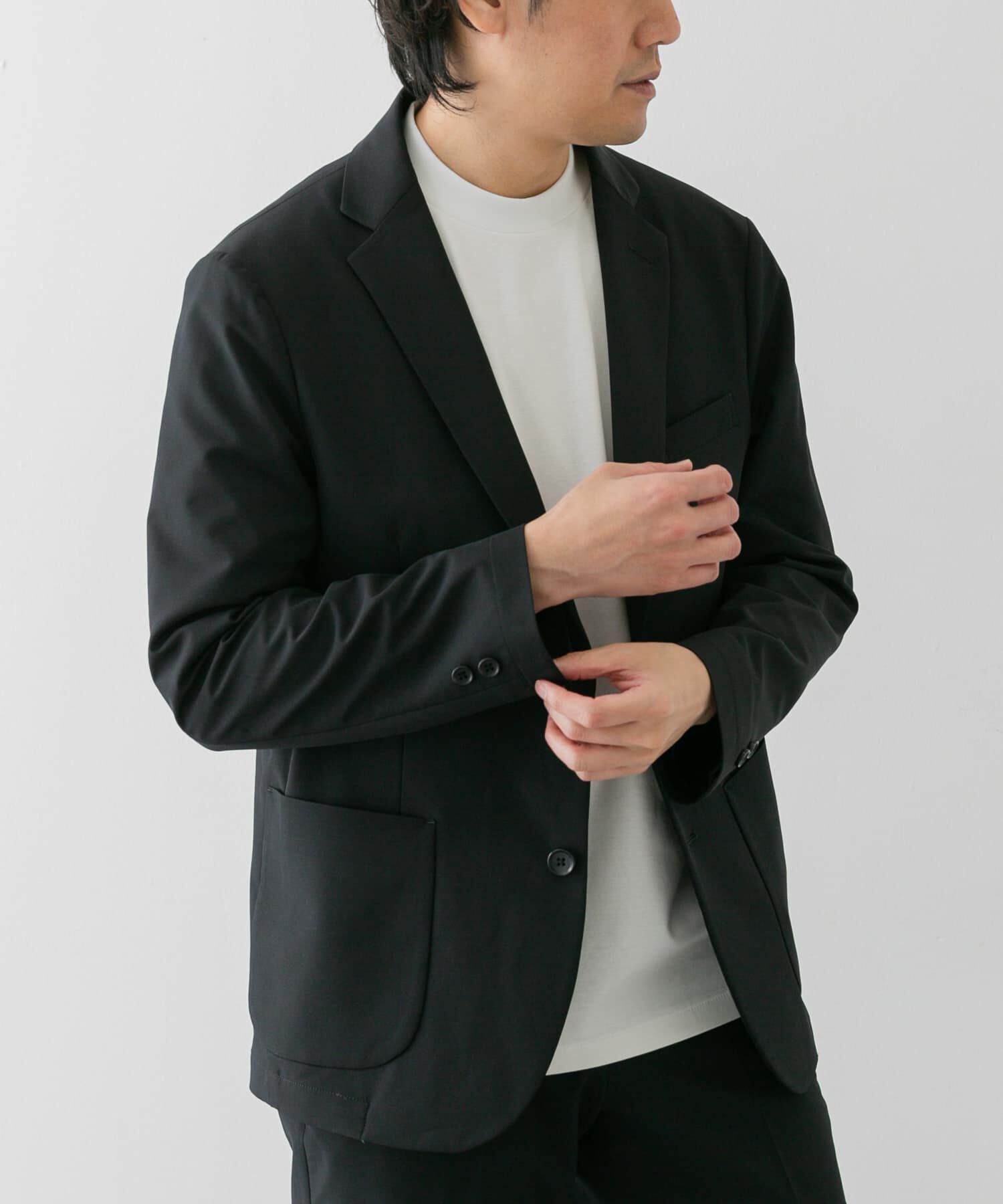 URBAN RESEARCH DOORS「『ｲｰｼﾞｰｹｱ』LIFE STYLE TAILOR 4WAYｽﾄﾚｯﾁｺﾝﾌｫｰﾀﾌﾞﾙｼﾞｬ」|その他|ネイビー