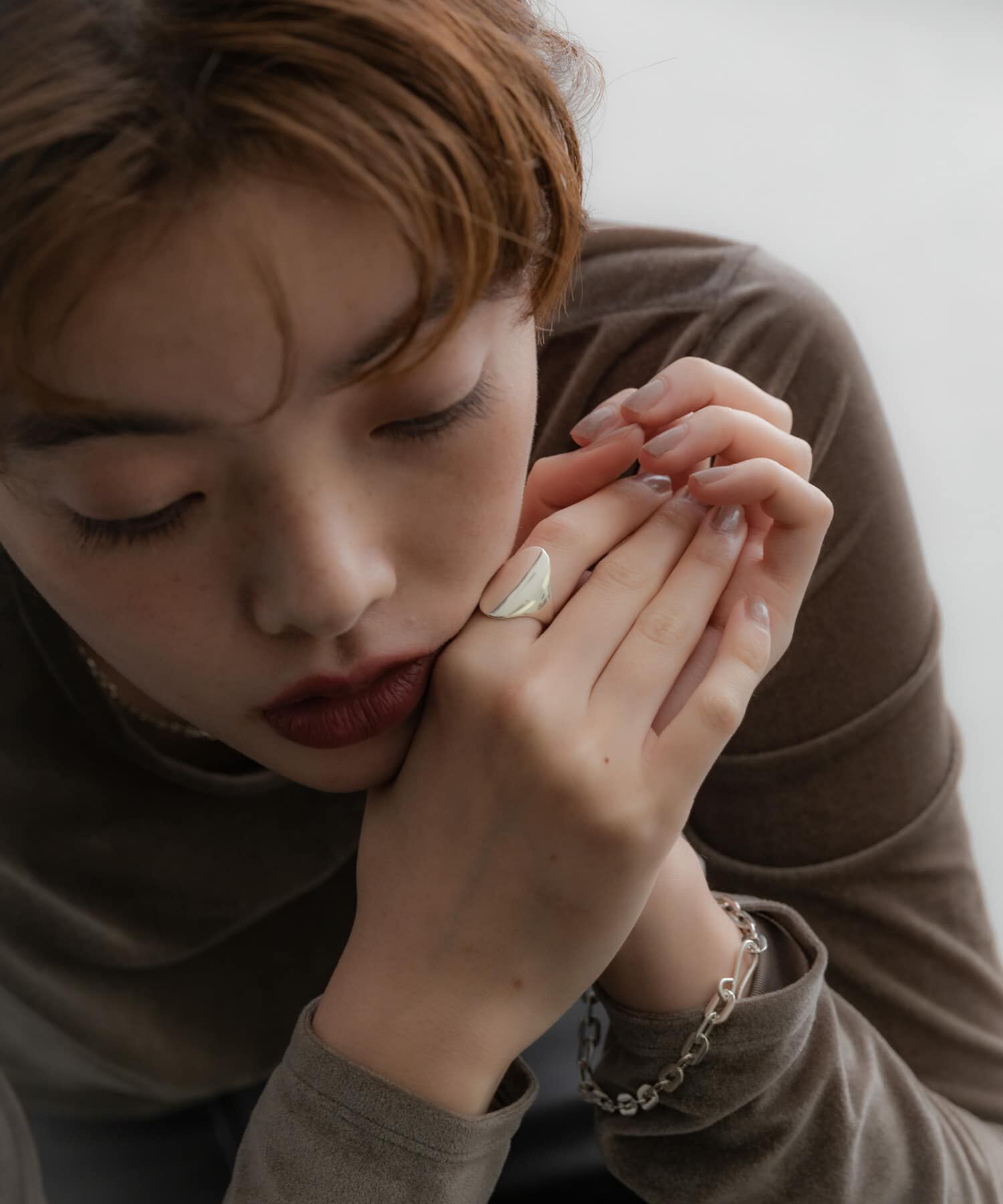 SMELLY「SMELLY so&rsquo;　platy curve ring」|リング|