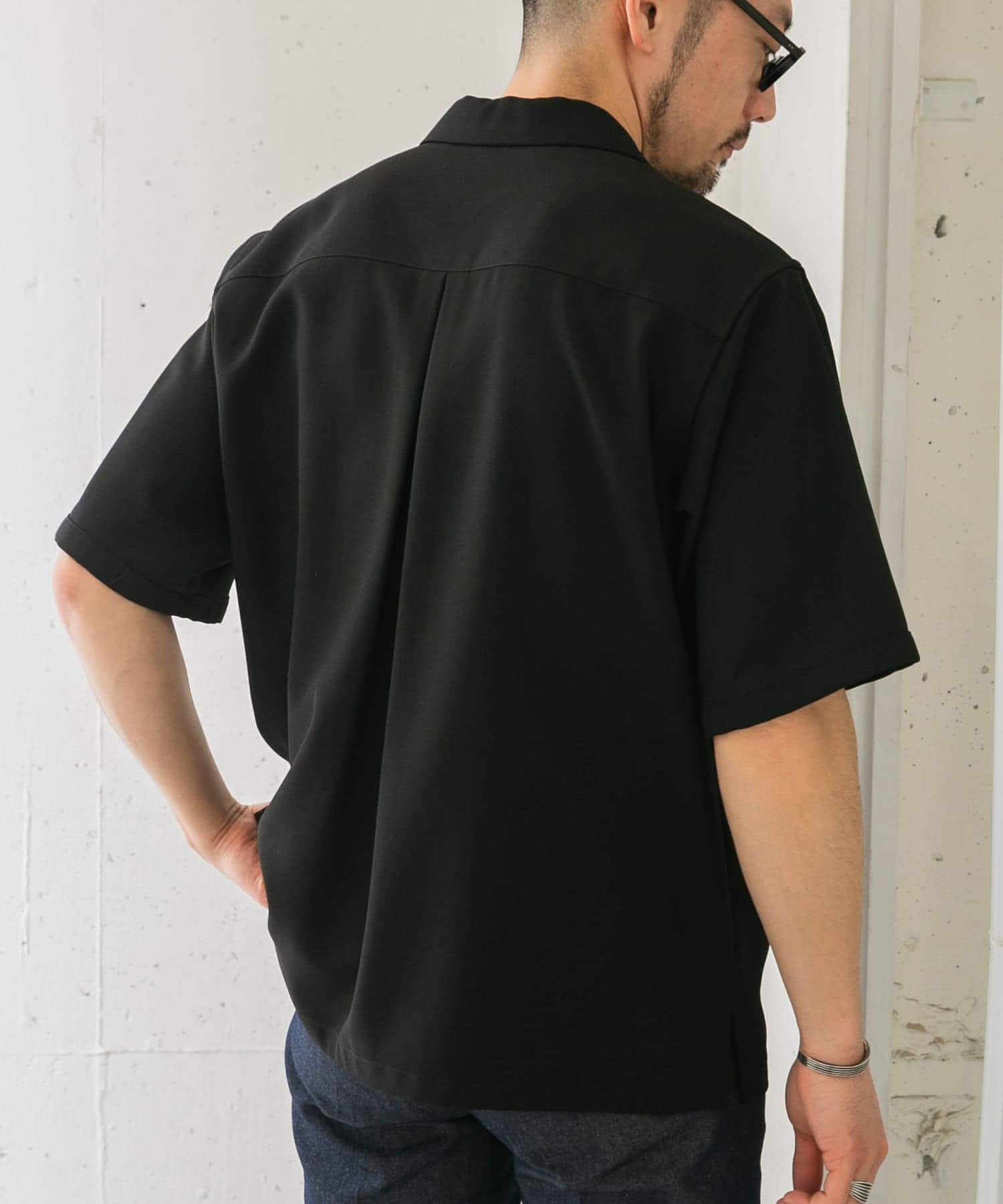 URBAN RESEARCH ROSSO「『WEB限定』『セットアップ対応』パナマ風スキッパーシャツ」|シャツ・ブラウス|