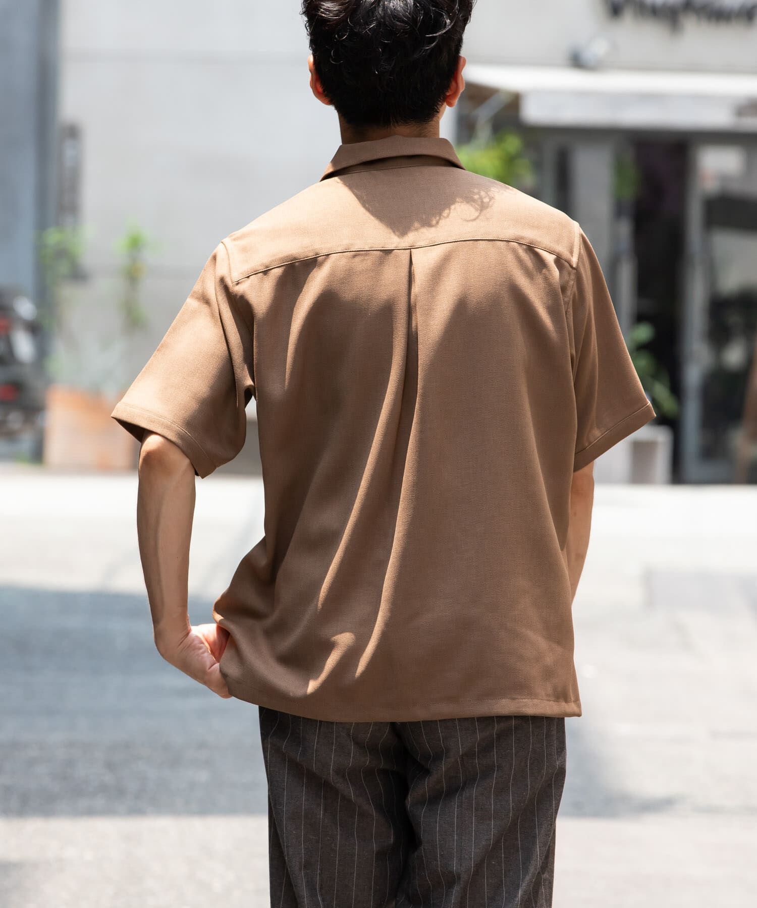 URBAN RESEARCH ROSSO「『WEB限定』『セットアップ対応』パナマ風スキッパーシャツ」|シャツ・ブラウス|