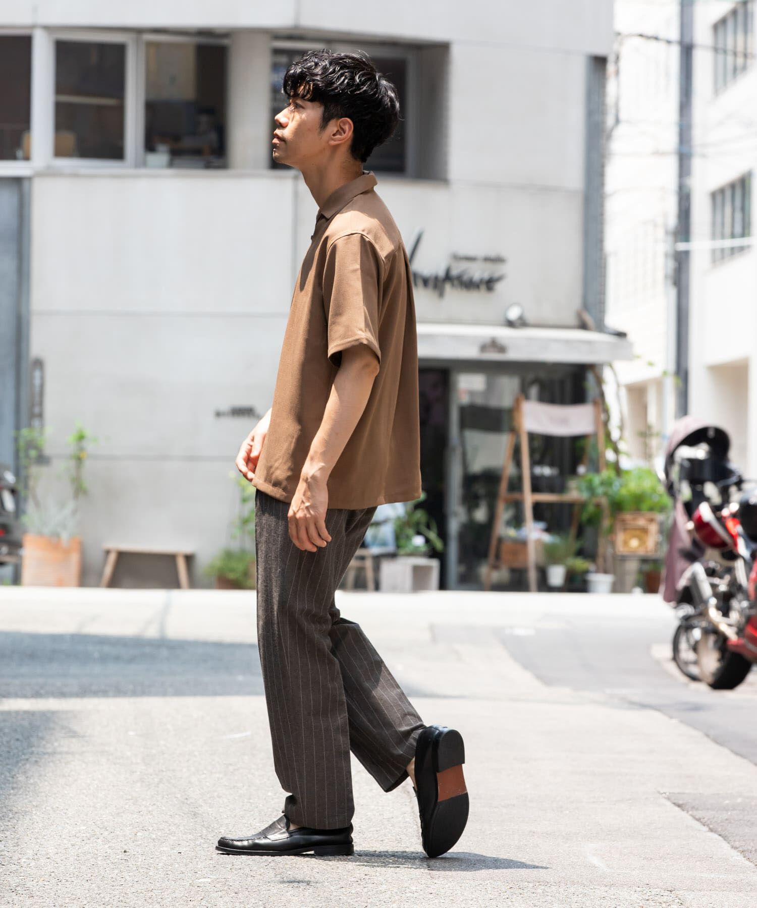 URBAN RESEARCH ROSSO「『WEB限定』『セットアップ対応』パナマ風スキッパーシャツ」|シャツ・ブラウス|