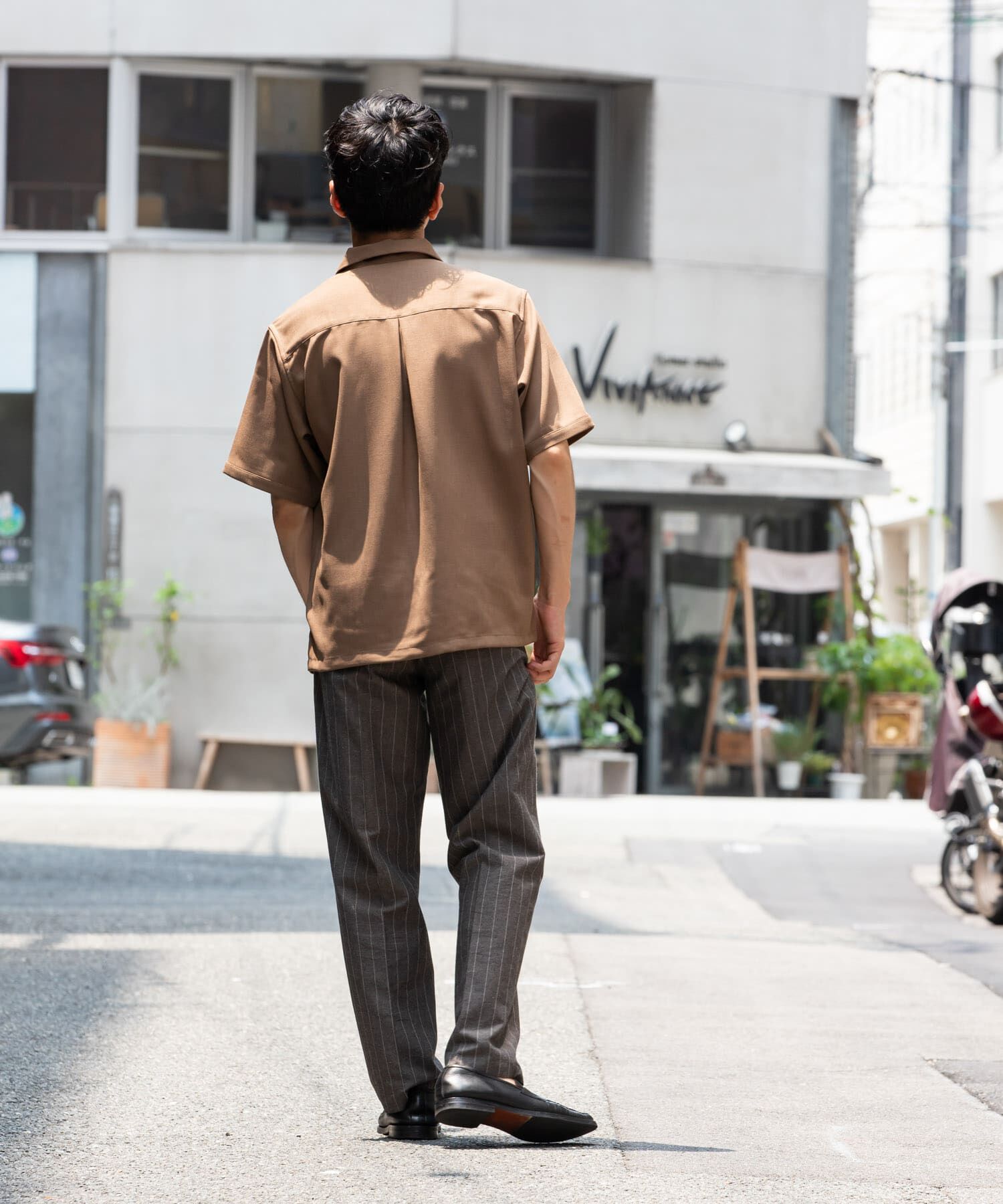 URBAN RESEARCH ROSSO「『WEB限定』『セットアップ対応』パナマ風スキッパーシャツ」|シャツ・ブラウス|