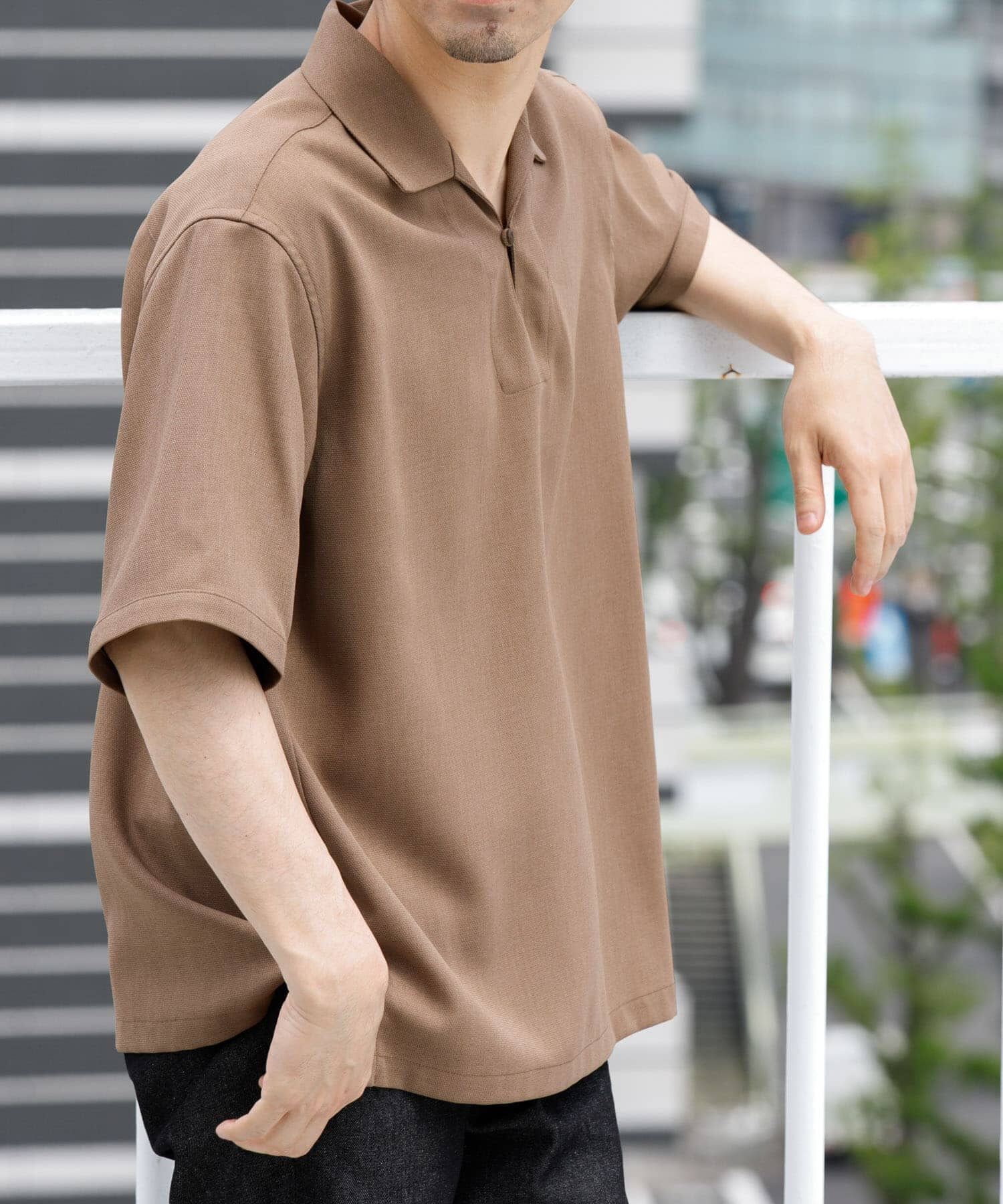 URBAN RESEARCH ROSSO「『WEB限定』『セットアップ対応』パナマ風スキッパーシャツ」|シャツ・ブラウス|