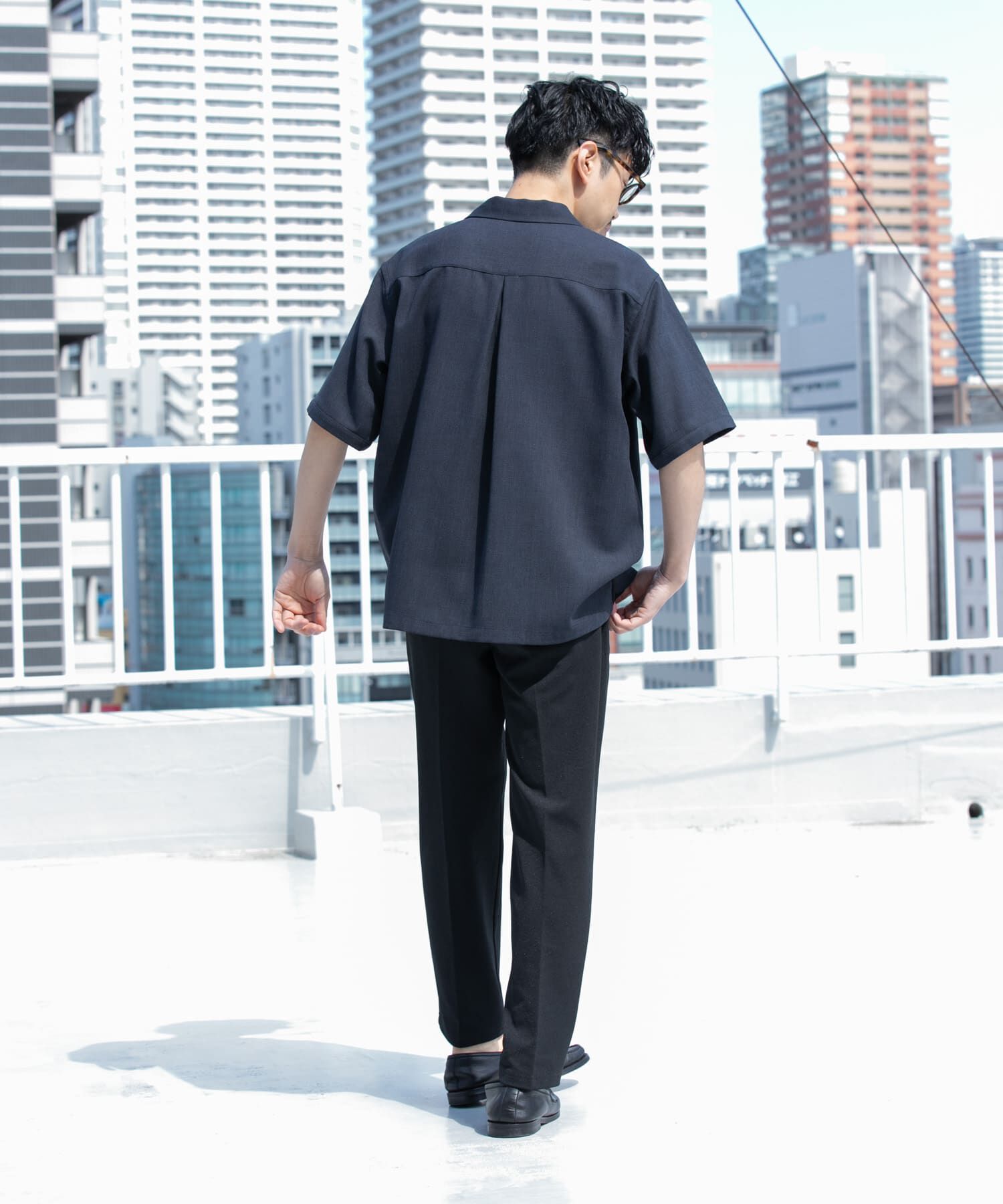 URBAN RESEARCH ROSSO「『WEB限定』『セットアップ対応』パナマ風スキッパーシャツ」|シャツ・ブラウス|