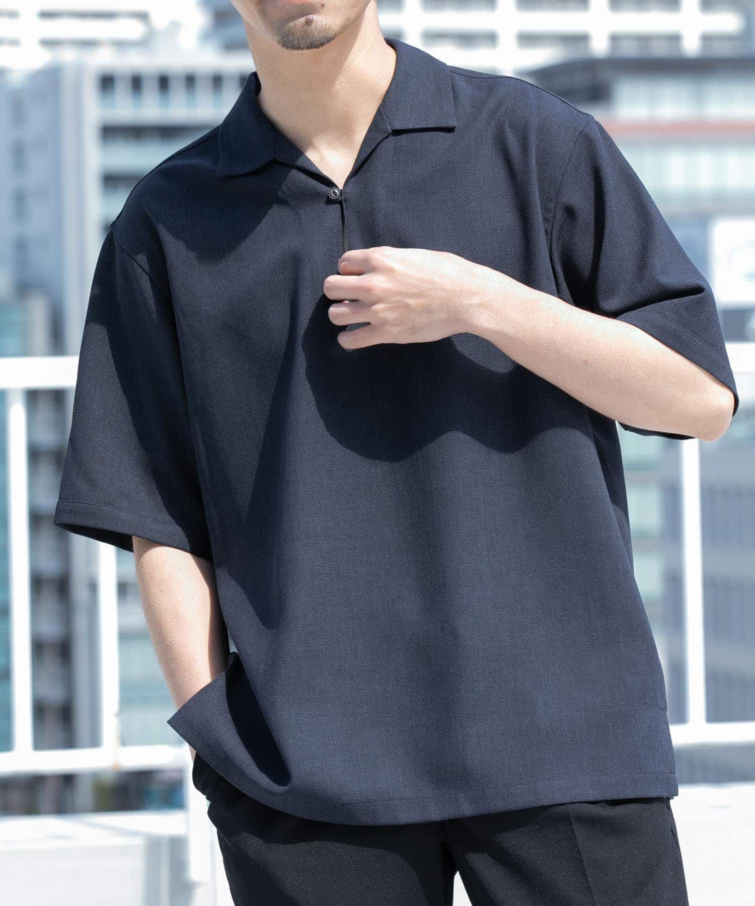 URBAN RESEARCH ROSSO「『WEB限定』『セットアップ対応』パナマ風スキッパーシャツ」|シャツ・ブラウス|