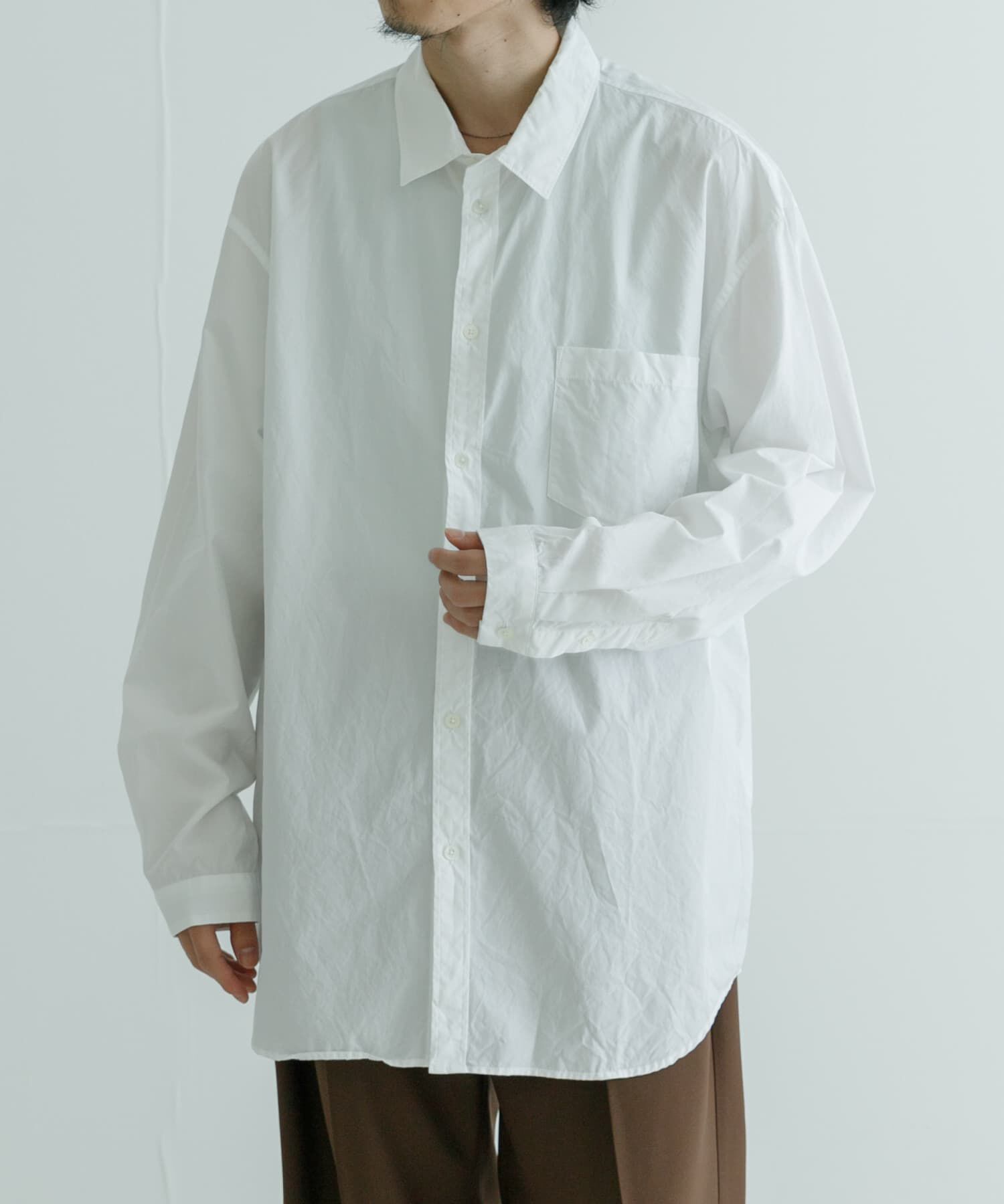 URBAN RESEARCH「ATON　SUVIN BROAD WASHED SHIRTS」|シャツ・ブラウス|