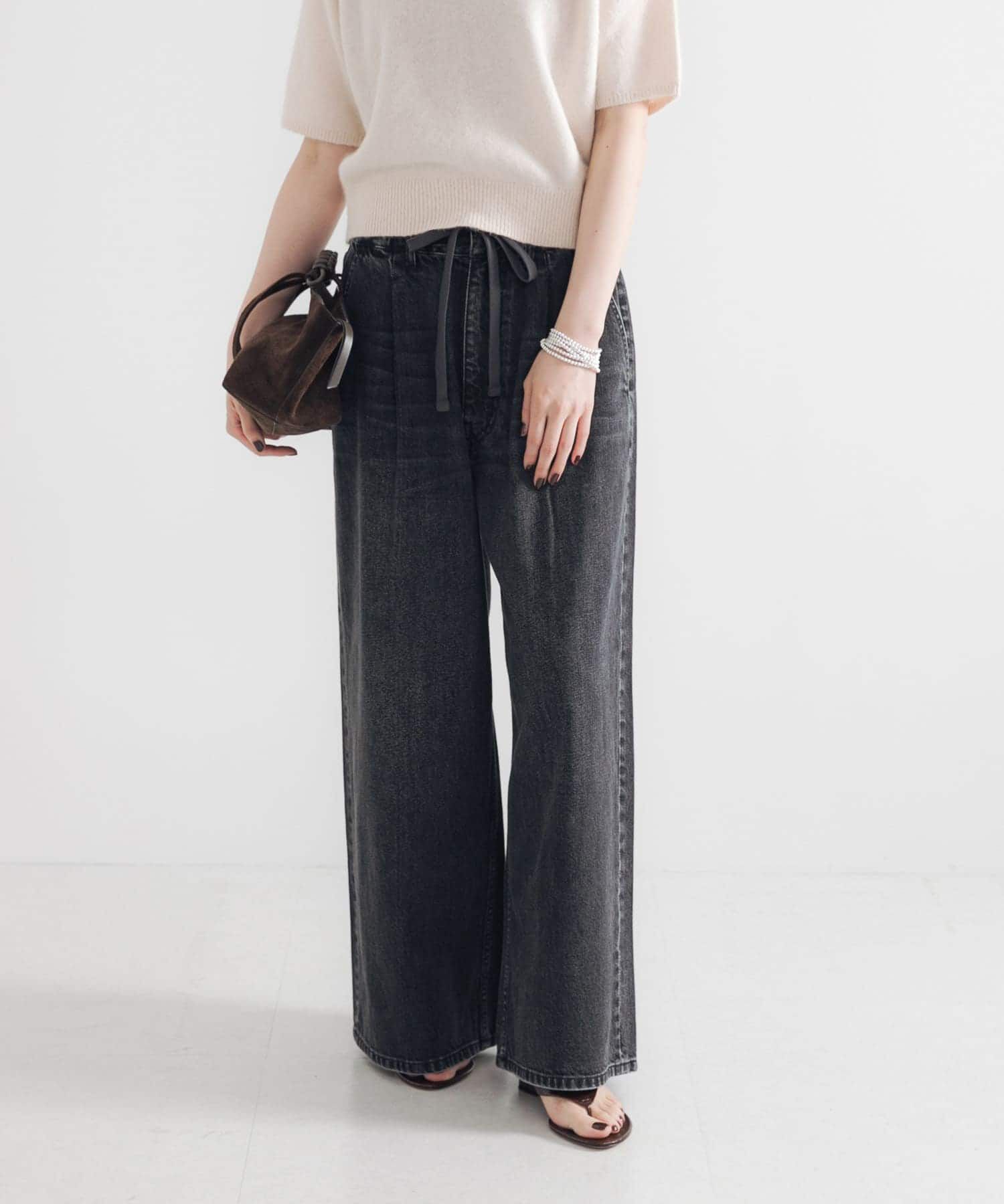 URBAN RESEARCH「デニムイージーワイドパンツ」|デニム|