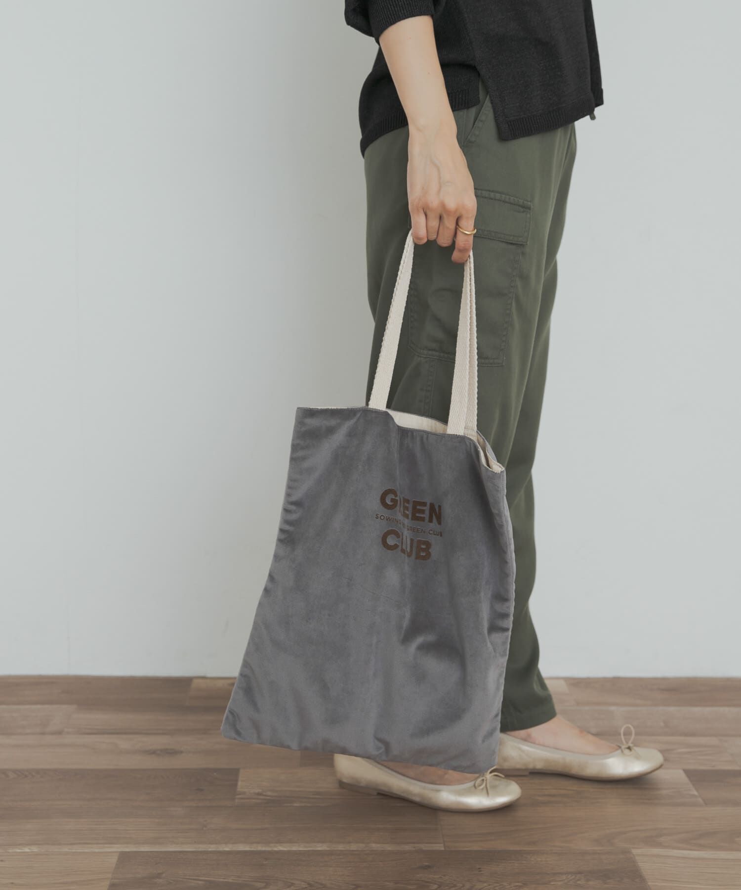 URBAN RESEARCH DOORS「『別注』beej&times;DOORS　ベロアトート」|トートバッグ|