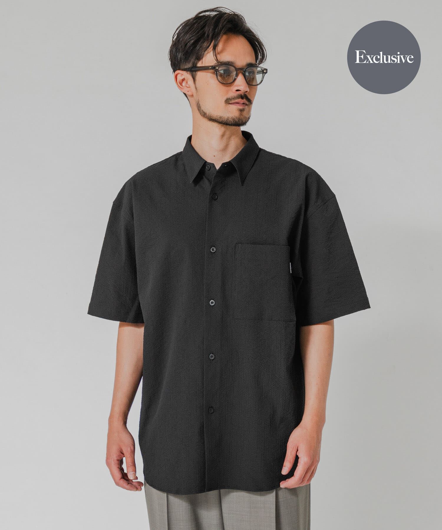 URBAN RESEARCH「『別注』THOUSAND MILE&times;URBAN RESEARCH　　WASHER CODE SHIRTS」|シャツ・ブラウス|ブラック