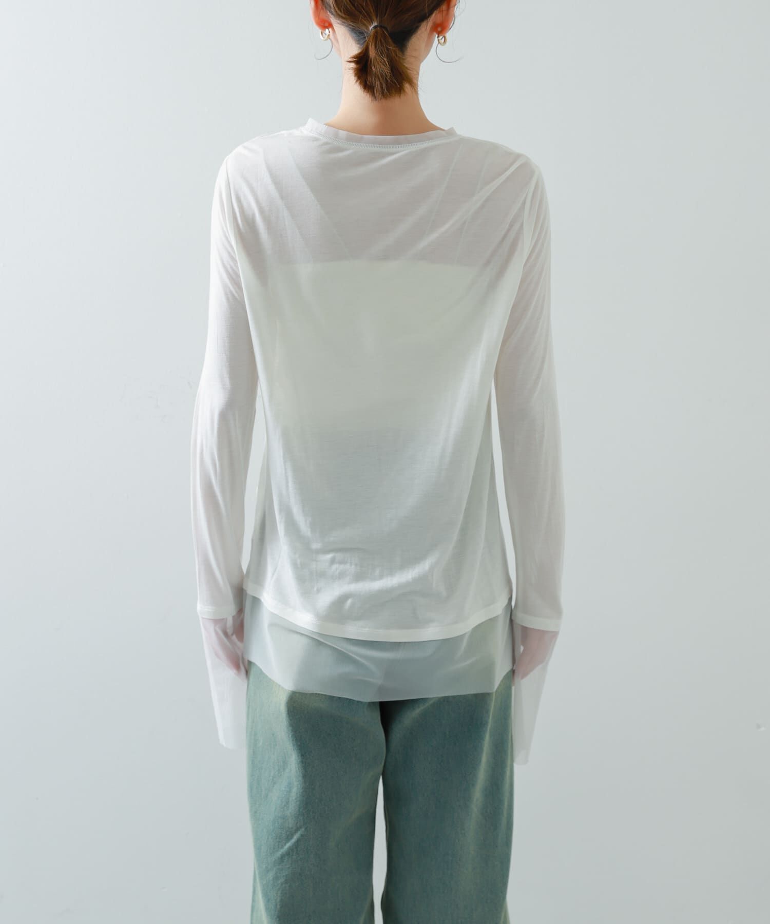 SENSE OF PLACE by URBAN RESEARCH「シアーレイヤードTシャツ」|Tシャツ・カットソー|