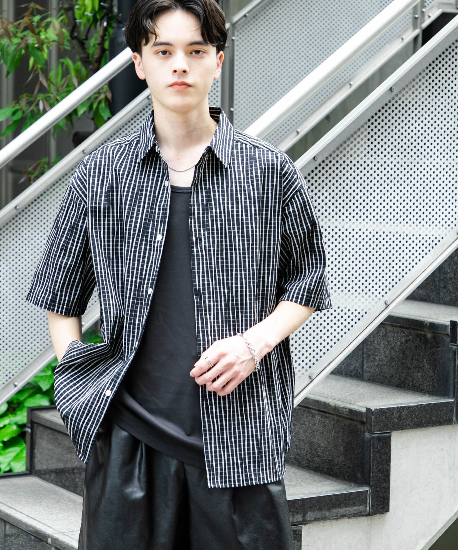 SENSE OF PLACE by URBAN RESEARCH「アソートジャガードショートスリーブシャツ」|シャツ・ブラウス|