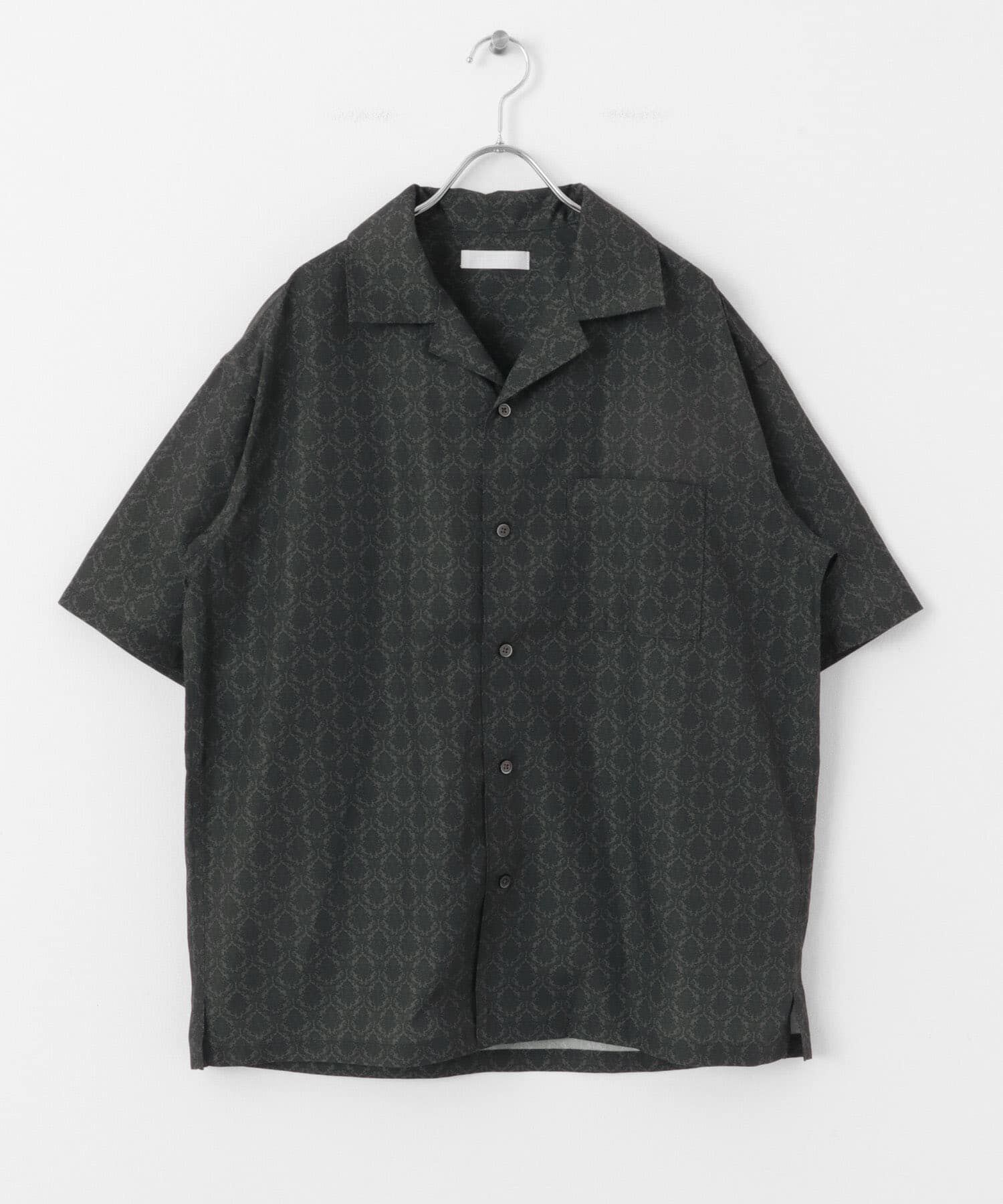 SENSE OF PLACE by URBAN RESEARCH「ダマスクオープンカラーショートスリーブシャツ」|シャツ・ブラウス|