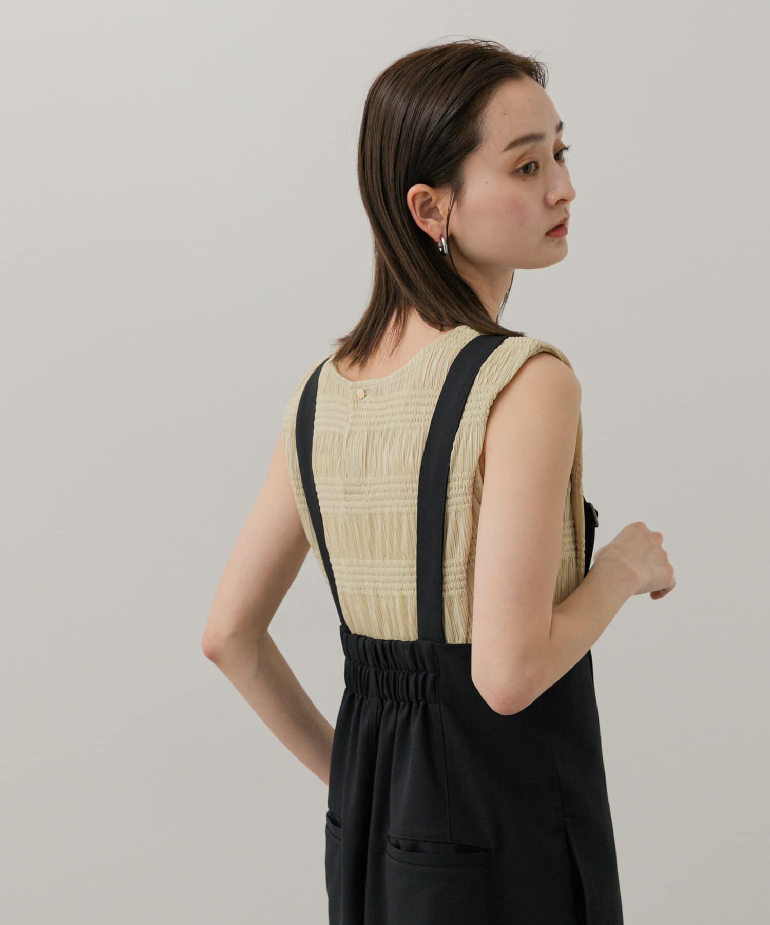 SENSE OF PLACE by URBAN RESEARCH「シャーリングパイピングカットトップ」|Tシャツ・カットソー|