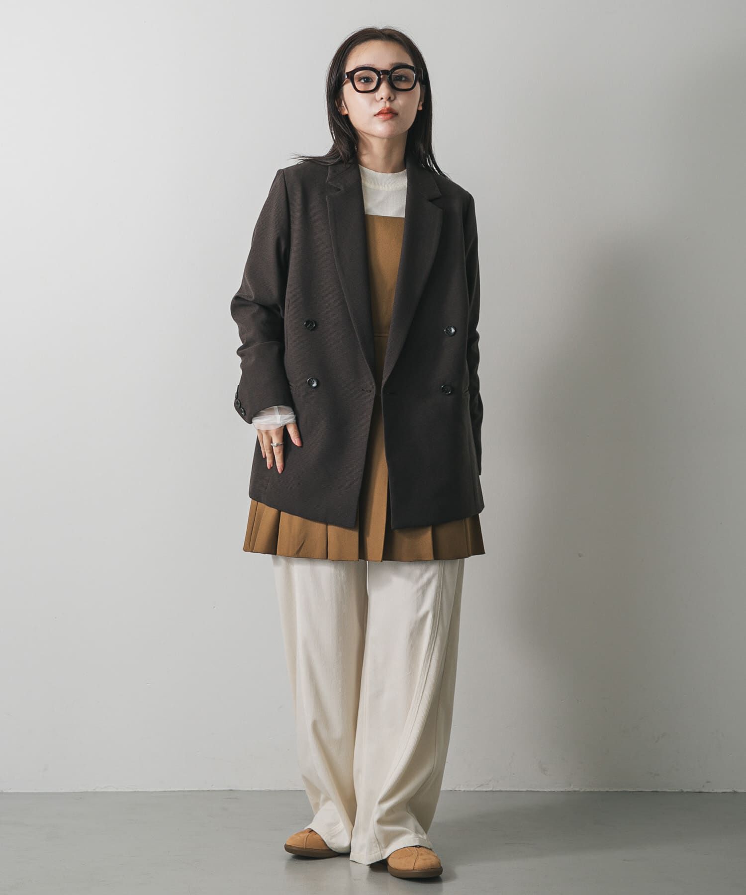 SENSE OF PLACE by URBAN RESEARCH「プリーツミニキャミワンピース」|ワンピース|