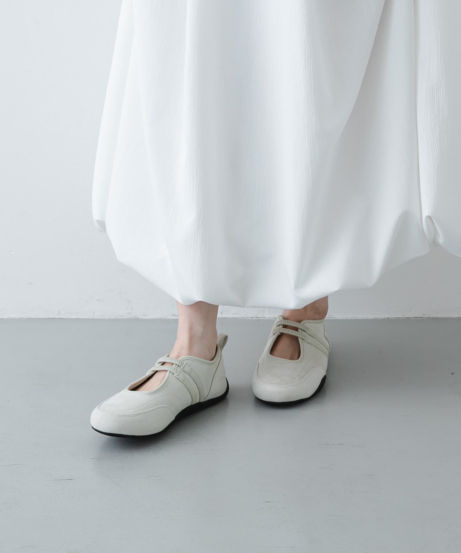 SENSE OF PLACE by URBAN RESEARCH「『軽量』フラットソールバレエスニーカー」|バレエシューズ|