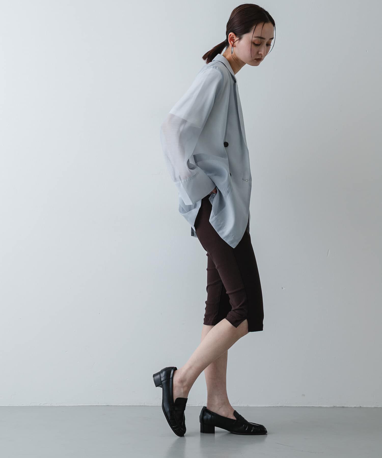 SENSE OF PLACE by URBAN RESEARCH「ストレッチカプリパンツ」|その他|ブラウン