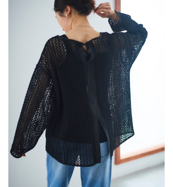 le.coeur blanc「クロシェ風レースプルオーバー」|プルオーバー|