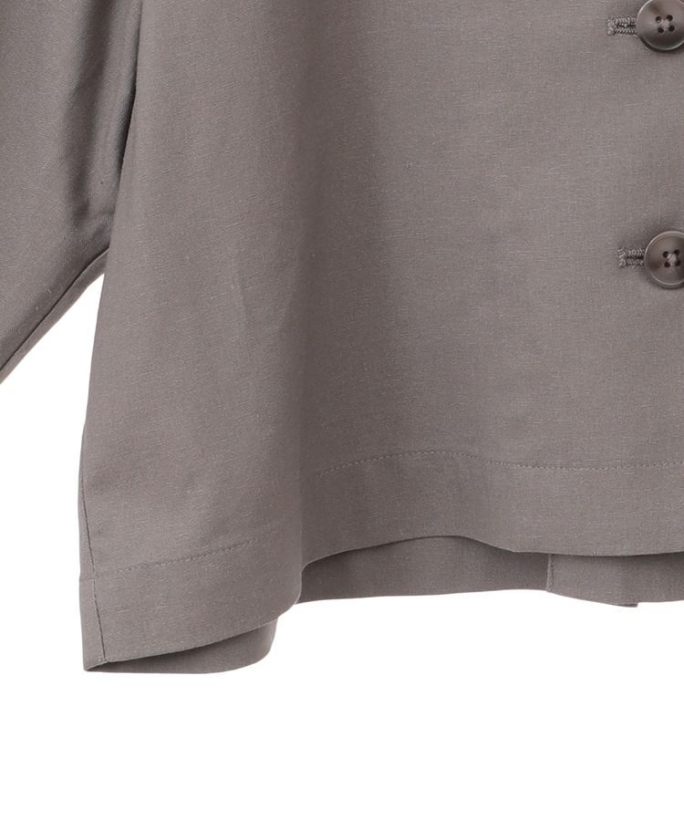 earth music&ecology「リラックスシャツジャケット / リネン混」|テーラードジャケット|