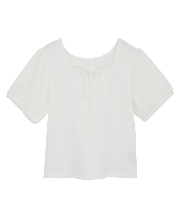 earth music&ecology「マルチウェイ配色リボンカットプルオーバー」|Tシャツ・カットソー|