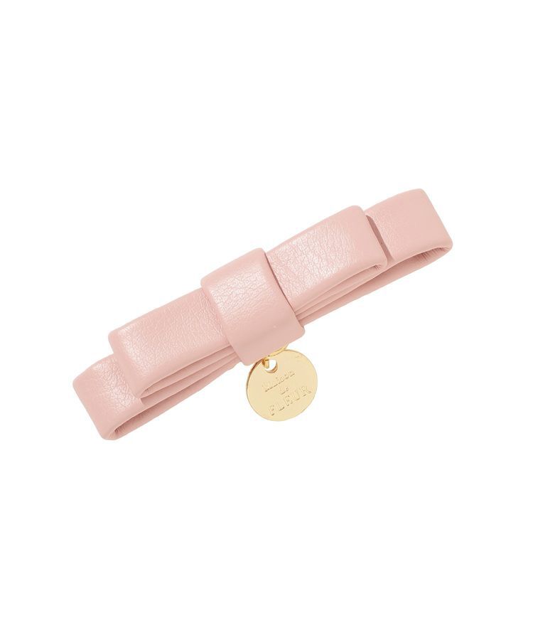 Maison de FLEUR「【2個セット】フェイクレザーリボンクリップセット」|その他|
