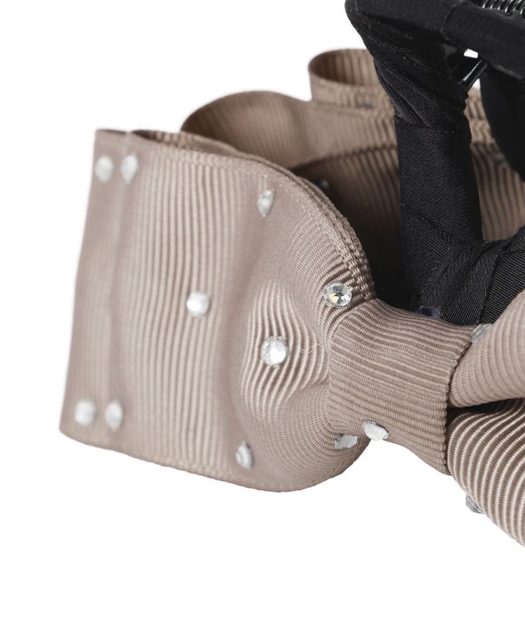 Maison de FLEUR「ビジューグログランリボンバンスクリップ」|その他|