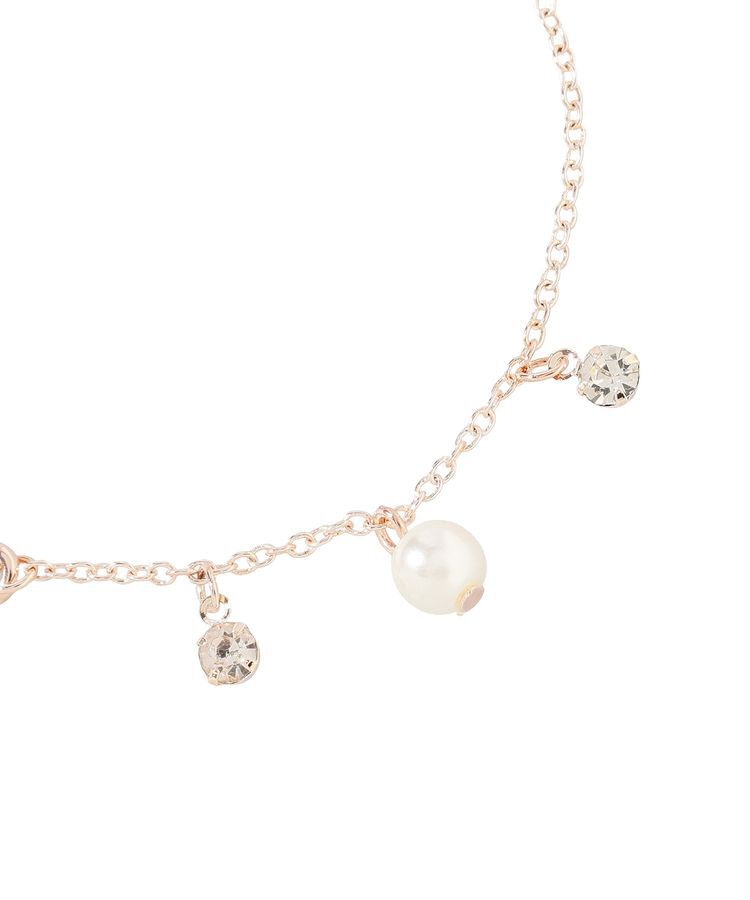 Maison de FLEUR「【サイズ調節可】リボンパールブレスレット」|ブレスレット・バングル|