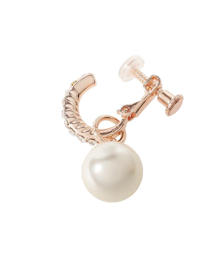 Maison de FLEUR「【2Way】パールビジューイヤリング」|イヤリング|