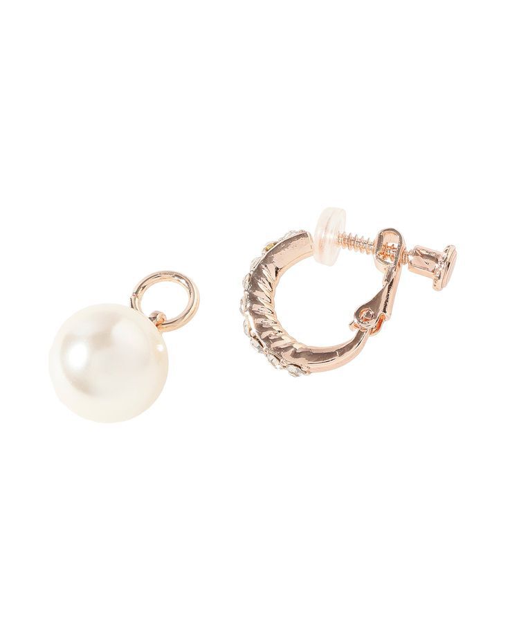 Maison de FLEUR「【2Way】パールビジューイヤリング」|イヤリング|